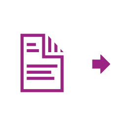 Dokumentsymbol violett Dokumentsymbol violett