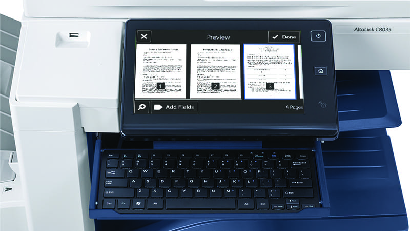 Scanner-Bildschirm DocuSign-Anwendung Scanner-Bildschirm DocuSign-Anwendung