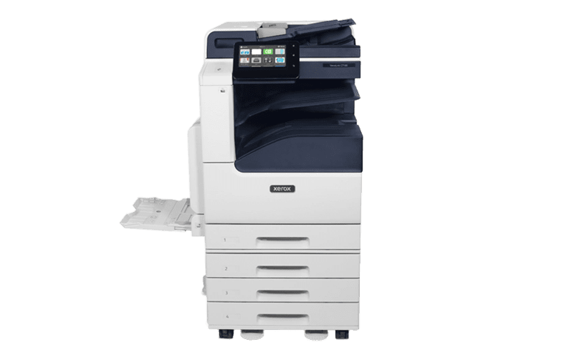 Xerox® VersaLink® C7100 Serie, Farb-Multifunktionsdrucker Xerox® VersaLink® C7100 Series, Farb-Multifunktionsdrucker Vorderansicht